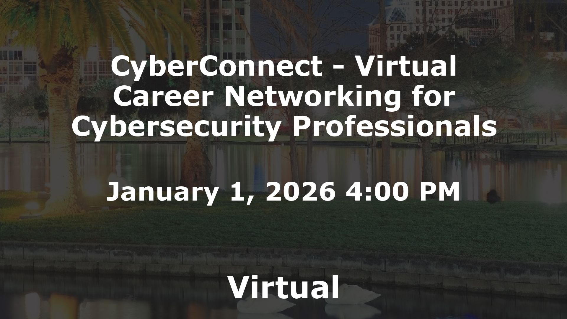 CyberConnect - Virtual Career Networking for Cybersecurity Professionals event image